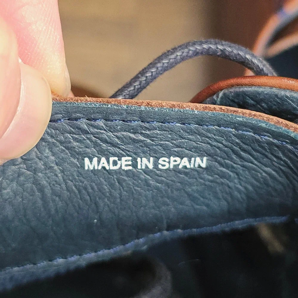 Pikolinos‎ Derby Shoes Mens 43 Brown Leather Suede Heel Made in Spain